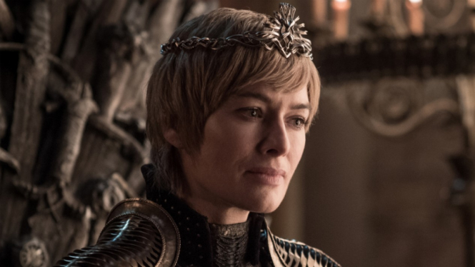 Cersei Lannister dalam Game of Thrones Season 8.