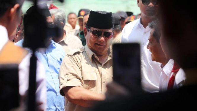 Calon Presiden nomor urut 02, Prabowo Subianto