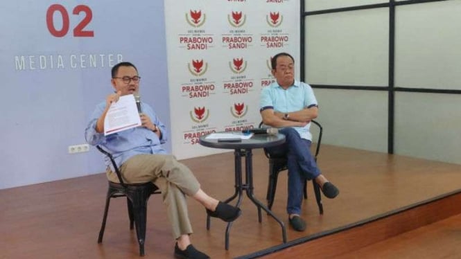 Direktur Materi Debat BPN, Sudirman Said dan Said Didu