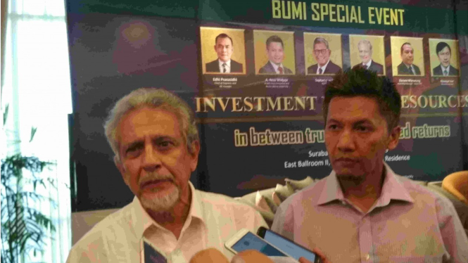 BUMI Director, Dileep Srivastava, dan BUMI Chief Economist, A. Reza Widjaja.