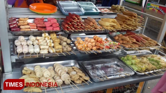 Satay milenial Kota Batu. (FOTO: Ulfa Aprillia/TIMES Indonesia)