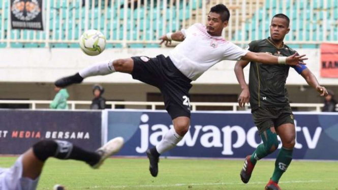 Pertandingan Piala Indonesia antara PS TIRA Persikabo kontra Persija Jakarta