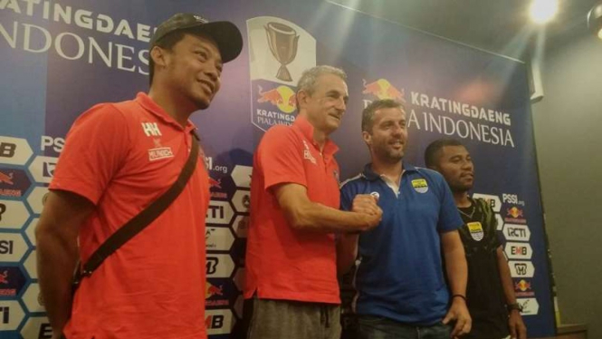 Sesi temu awak media jelang duel Persib Bandung kontra Arema FC 