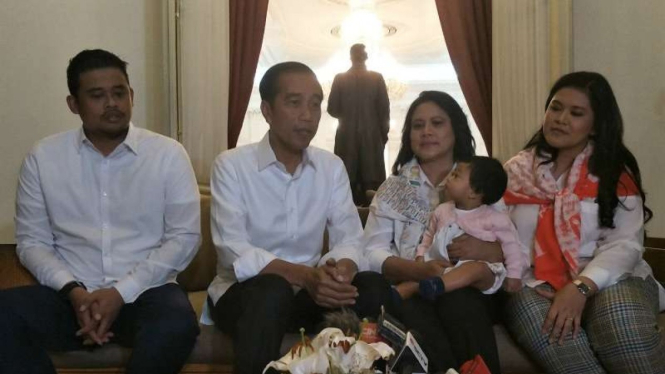 Jokowi jelang debat Pilpres 2019.
