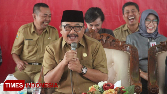 Kepala Dinas Pendidikan dan Kebudayaan Kabupaten Bondowoso,  Harimas (FOTO: Moh Bahri/TIMES Indonesia)