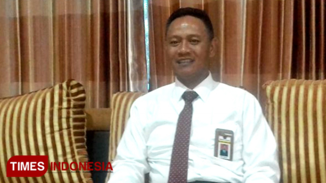 Kepala KPP Pratama Waingapu, Kabupaten Sumba Timur NTT, Yusuf Sarnoto. (FOTO:Habibudin/TIMES Indonesia)