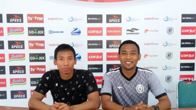 Konferensi pers PSS Sleman jelang menjamu Borneo FC
