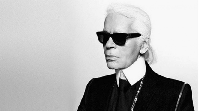 Desainer Karl Lagerfeld.