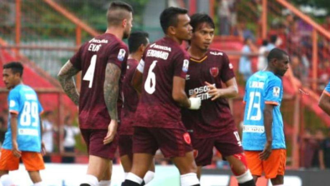Laga PSM vs Perseru di Piala Indonesia.
