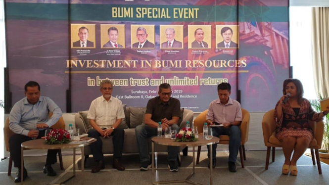 Nara sumber dari mengisi seminar yang menyoroti seputar perkembangan dan pilihan investasi di BUMI. (FOTO: Istimewa)