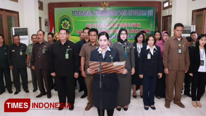 PN Pasuruan Terapkan Zona Integritas. (FOTO: AJP/TIMES Indonesia)