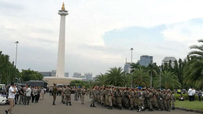 Kawasan Monas, Jakarta.