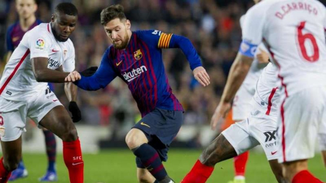 Pertandingan LaLiga antara Barcelona kontra Sevilla