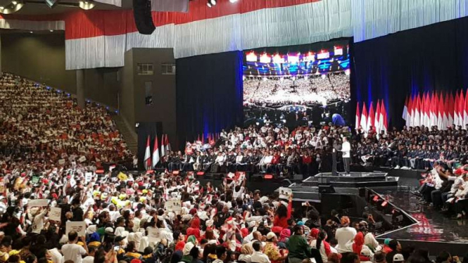 Jokowi pidato di Konvensi Rakyat