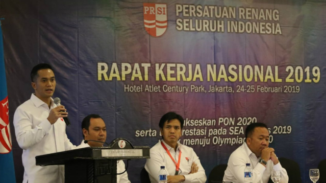 Rakernas PB PRSI 2019 di Hotel Atlet Century, Jakarta