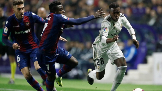 Pertandingan Levante vs Real Madrid