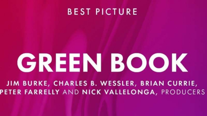 Green Book film terbaik Oscar 2019