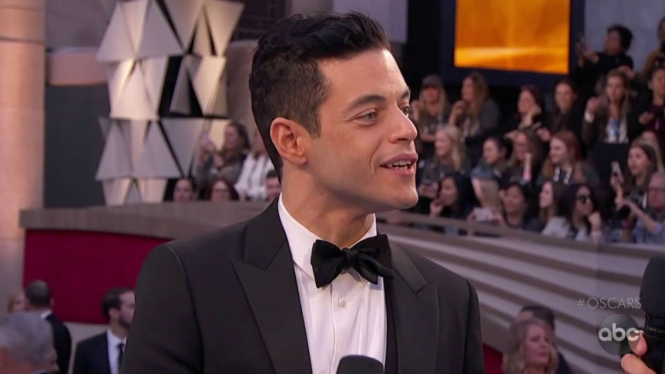 Rami Malek di Oscar 2019.