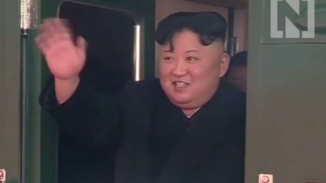 Pemimpin Korea Utara, Kim Jong-un.