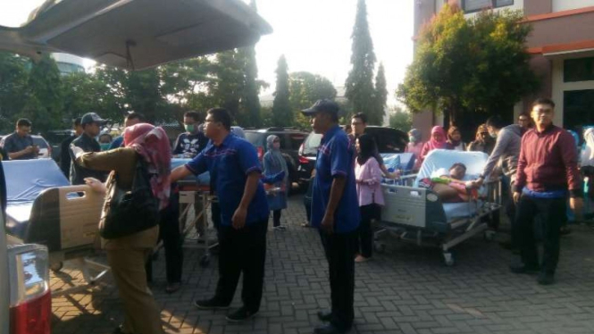Kebakaran RSUD Kota Tangerang, ratusan pasien diungsikan
