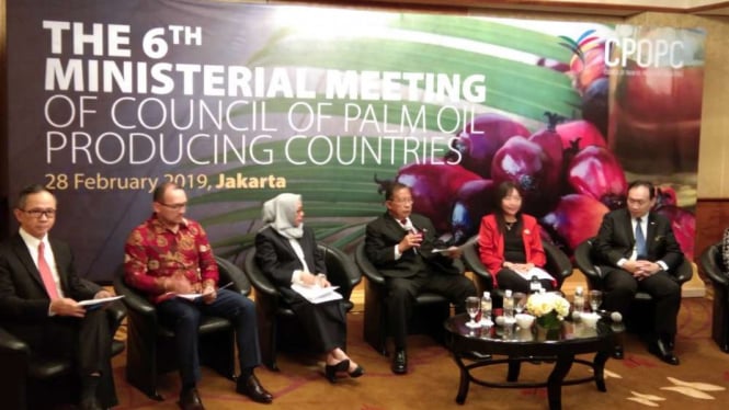 Menko Perekonomian Darmin Nasution di Hotel Mulia, Jakarta.