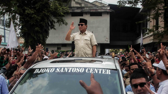 Calon Presiden nomor urut 02, Prabowo Subianto