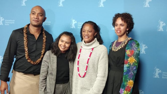 Kamila Andini bersama sutradara film kategori Native Berlinale