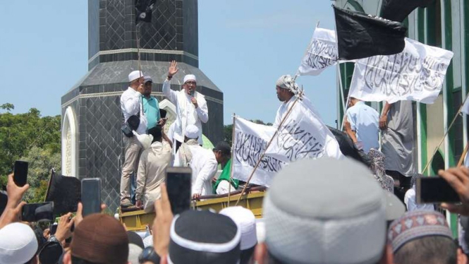 Aksi Bela Akidah Islam di Ternate, Maluku Utara