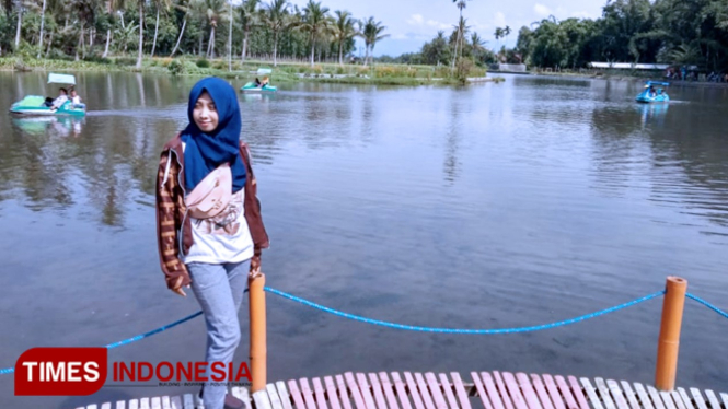 Salah satu wisata desa di Kabupaten Bondowoso, yakni wisata air Alas Sumur (Almour) (FOTO: Moh Bahri/TIMES Indonesia)