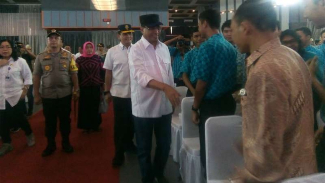 Menteri Perhubungan Budi Karya Sumadi dalam acara Dialog Nasional Indonesia Maju