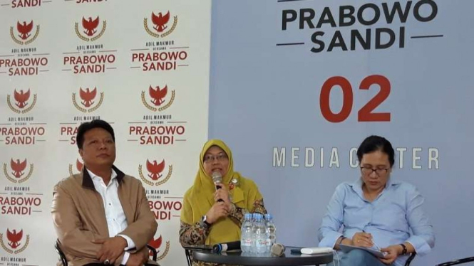  Juru bicara Badan Pemenangan Nasional (BPN) Prabowo-Sandiaga, Ledia Hanifa