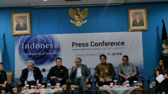 Konferensi pers London Book Fair 2019