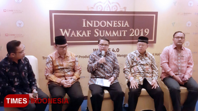 Konfernsi Pers Dompet Dhuafa "Transformasi Wakaf Produkrif Di Era Digital : Mengoptimalkan Kapital Halal" (FOTO: Rizki Amana/TIMES Indonesia)