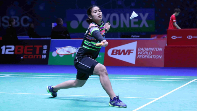 Penampilan tunggal putri Gregoria Mariska di babak I All England Open 2019