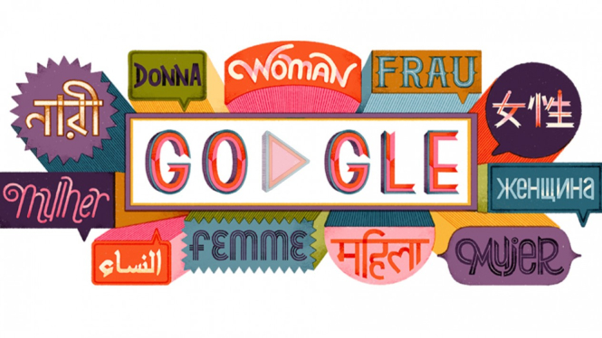 Google Doodle Hari Perempuan Sedunia 2019 