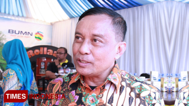 Kepala Disnaker Kabupaten Malang,  Drs Yoyok Wardoyo. (FOTO: widodo irianto/TIMES Indonesia)