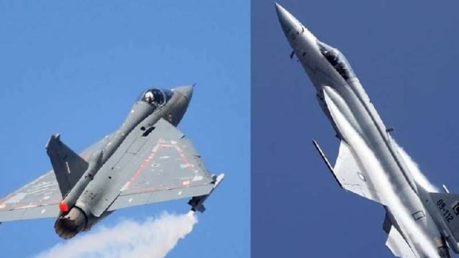 HAL Tejas milik India Vs JF-17 Thunder Pakistan.