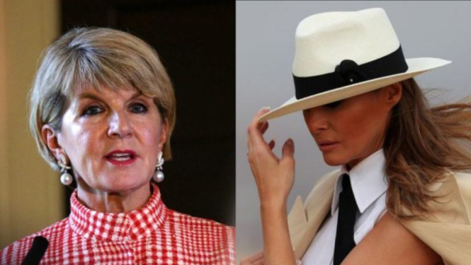 Mantan Menlu Australia Julie Bishop mengungkapkan di Adelaide Festival kalau Melania Trump menyangka dia adalah isteri dari Menlu Australia.