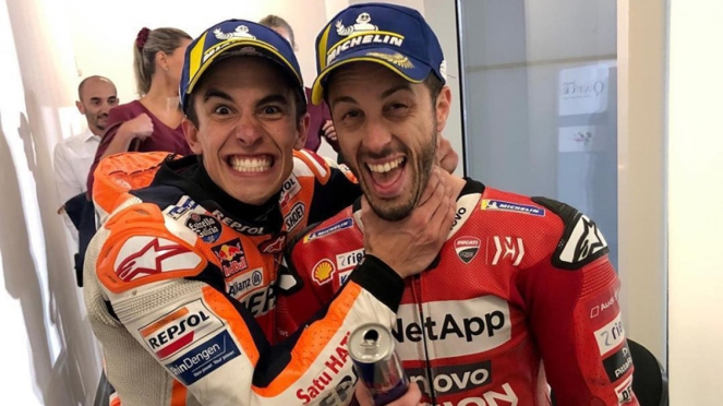 Marc Marquez dan Andrea Dovizioso