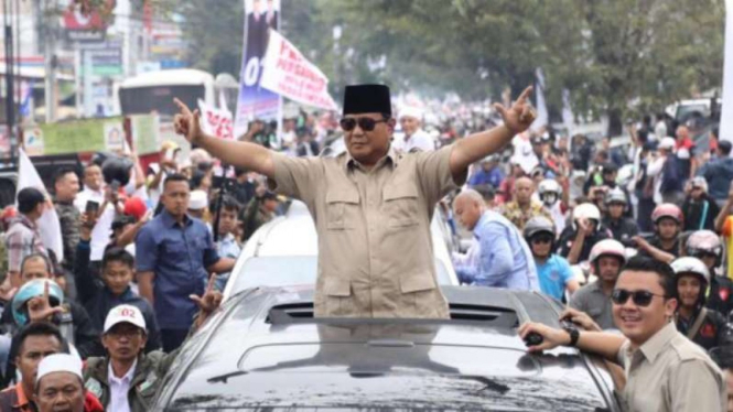 Capres Prabowo Subianto.