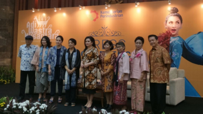 Konferensi pers Pameran Adiwastra Nusantara 2019 di Kementerian Perindustrian