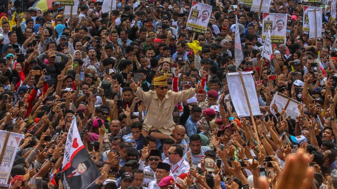 Kampanye Prabowo Subianto di Pekanbaru