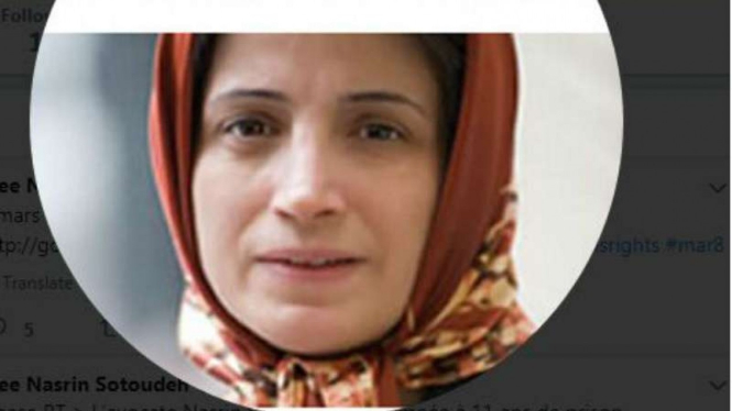 Pengacara HAM Nasrin Sotoudeh 