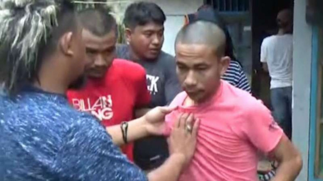 Pelaku pembunuhan terhadap Sudirman (30) dengan anak panah.
