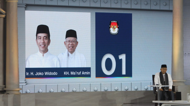 Debat Ketiga Cawapres Pilpres 2019, Ma'ruf Amin