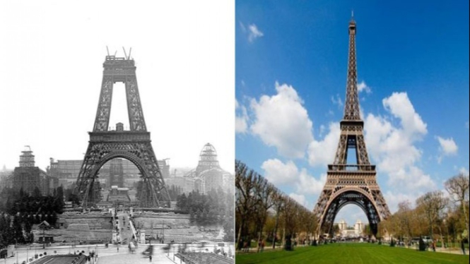 Menara Eiffel.