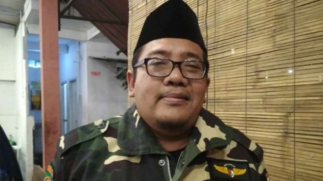 Kepala Satuan Koordinasi Wilayah Banser Jawa Timur, Yunianto Wahyudi alias Masteng.