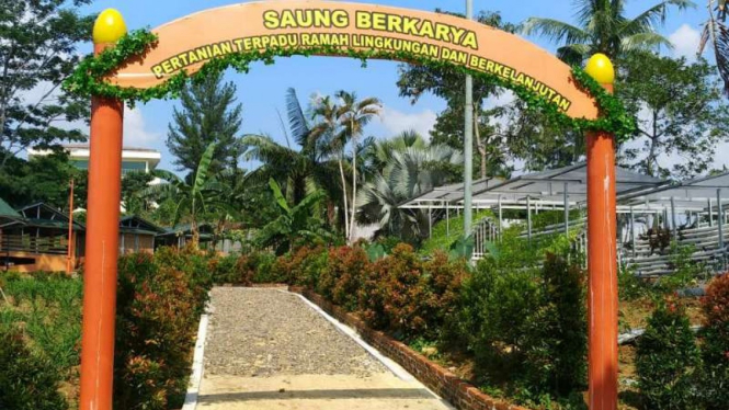 Saung Berkarya, tempat pertanian terpadu ramah lingkungan dan berkelanjutan.