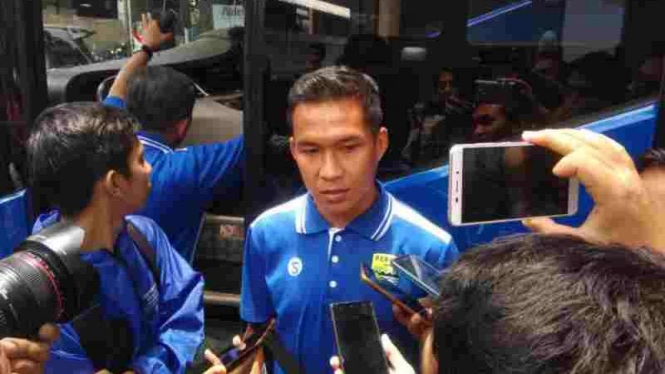 Gelandang Persib Bandung, Erwin Ramdani.