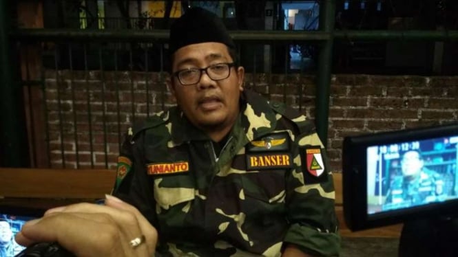 Kepala Satkorwil Banser Jawa Timur, Yunianto Wahyudi. 